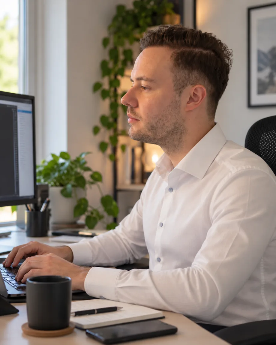 Marco Erhardt at work
